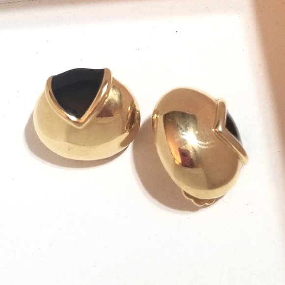ANDRE COURREGES Paris Modernist Earrings ~ Vintage - Picture 4 of 5